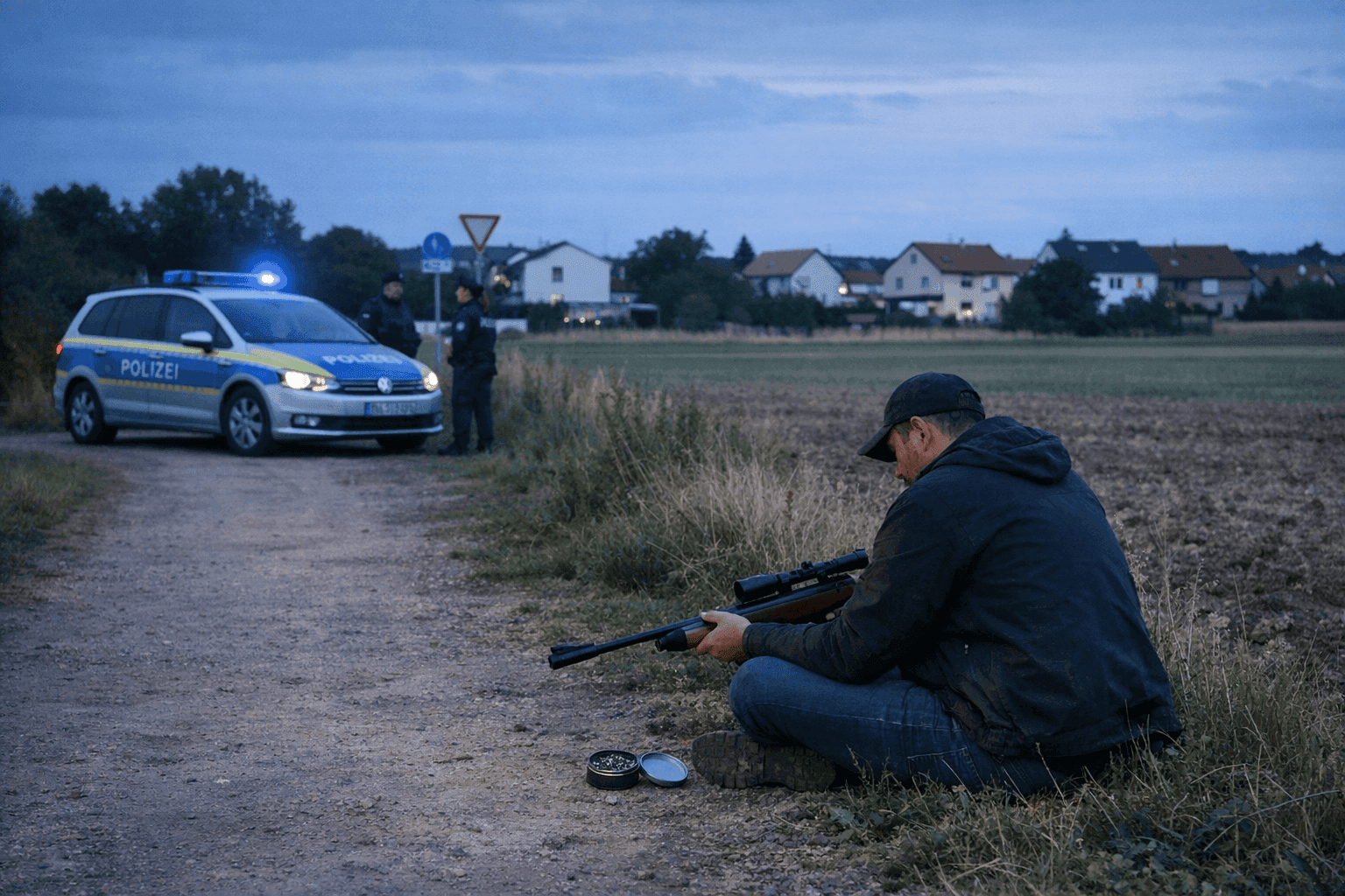 Mann in Erfurt mit Luftgewehr erwischt