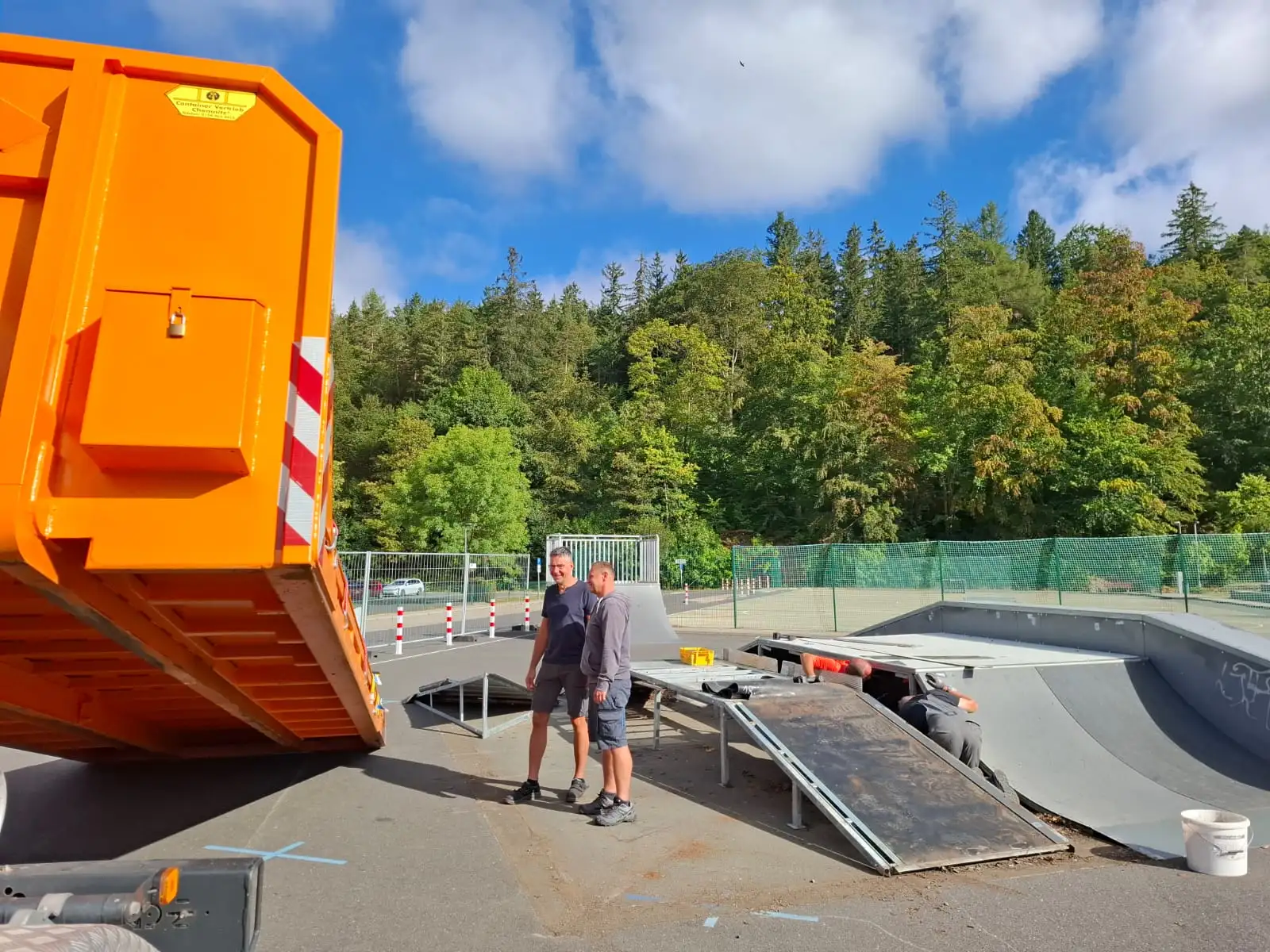 Skateranlagen von „Hammergrund“ zum „Sportplatz des Friedens“ umgesetzt